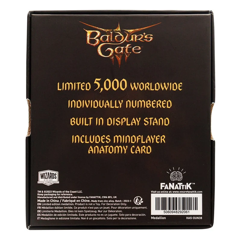 D&D Medaille Baldur's Gate 3 - Limited Edition