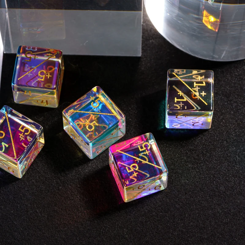 Prisma Crystal D6 Counter-Würfel