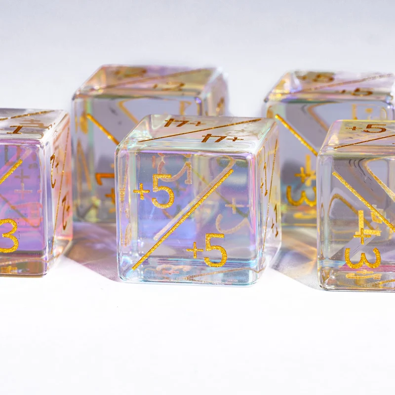 Prisma Crystal D6 Counter-Würfel