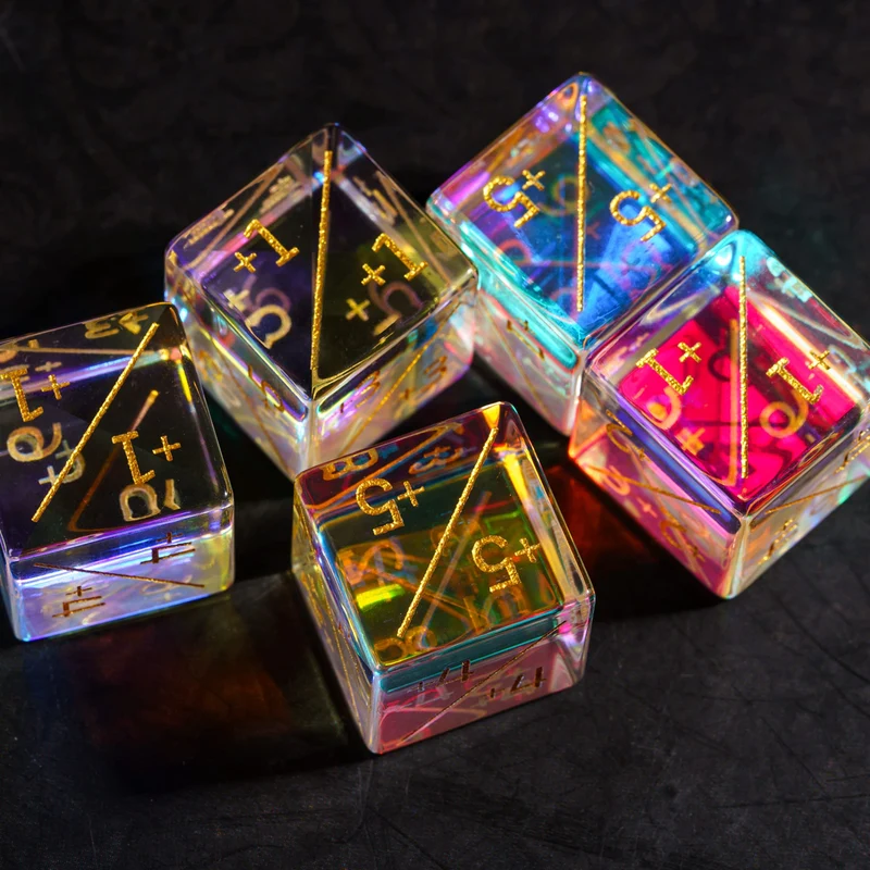 Prisma Crystal D6 Counter-Würfel