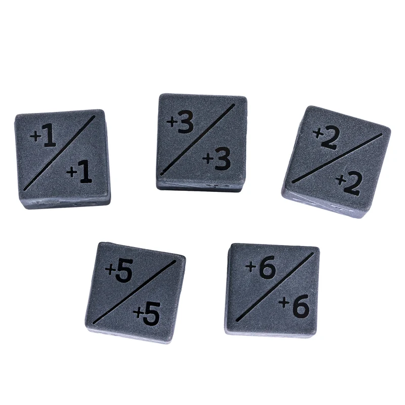 Obsidian D6 Counter-Würfel