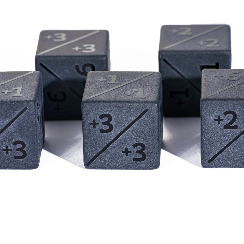 Obsidian D6 Counter-Würfel