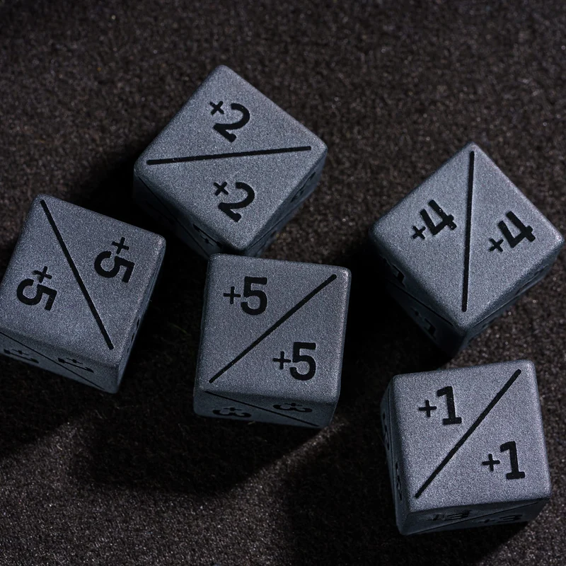 Obsidian D6 Counter-Würfel