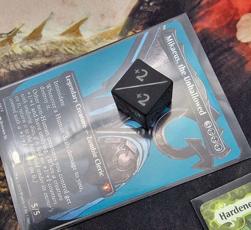 Obsidian D6 Counter-Würfel