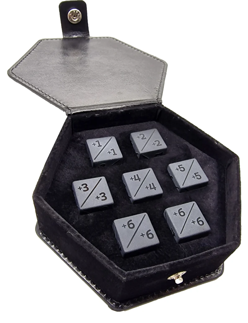 Obsidian D6 Counter-Würfel