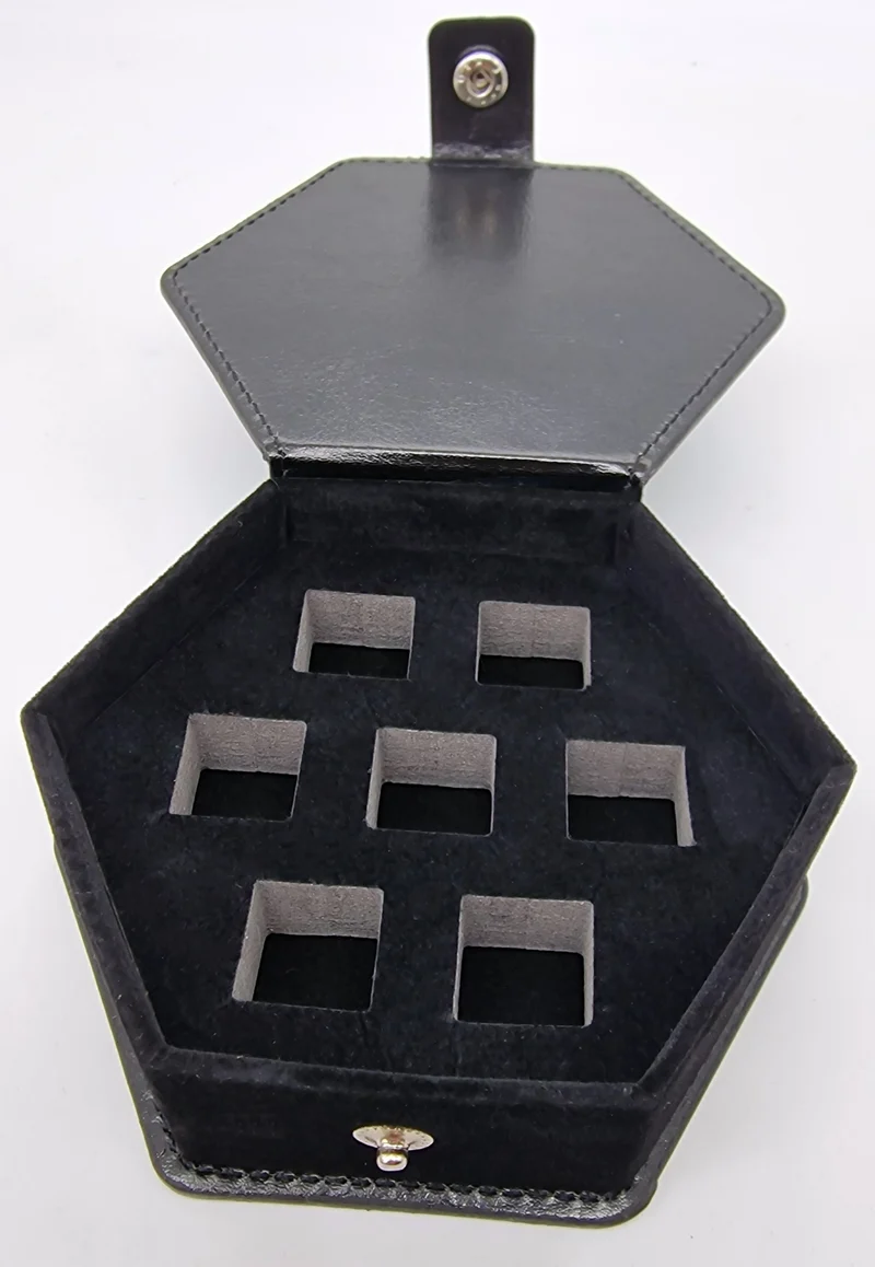 Labradorit D6 Counter-Würfel