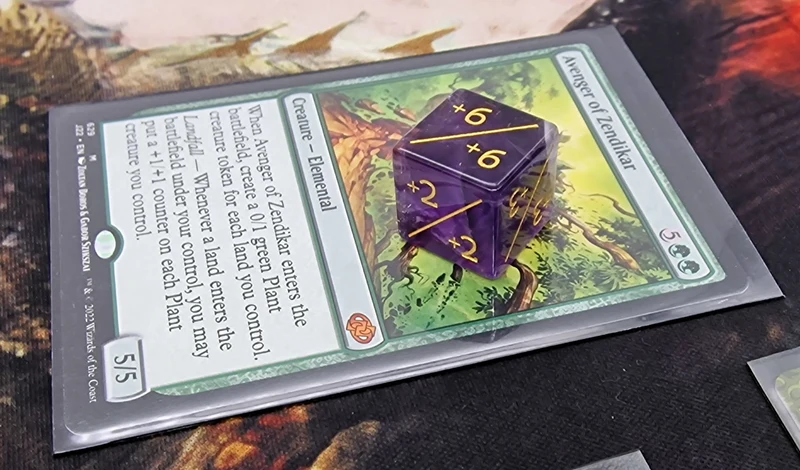 Amethyst D6 Counter-Würfel