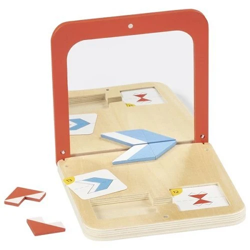 Spiegelmagie Symmetriespiel – Holz-Lernspiel