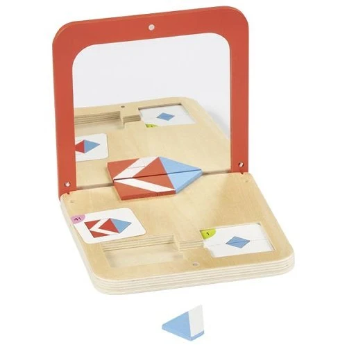 Spiegelmagie Symmetriespiel – Holz-Lernspiel