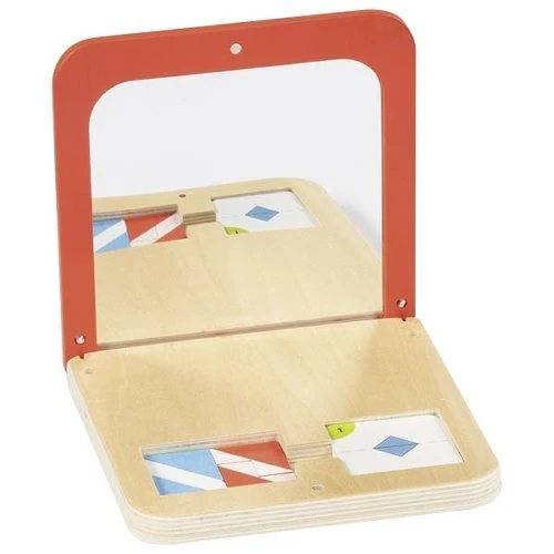 Spiegelmagie Symmetriespiel – Holz-Lernspiel