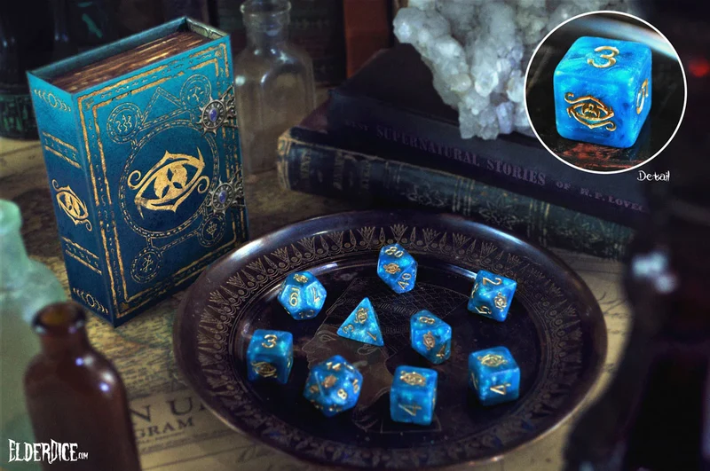 Elder Dice - Eye of Chaos Set (Nebula)