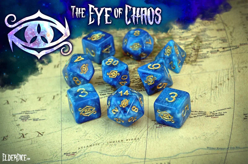 Elder Dice - Eye of Chaos Set (Nebula)