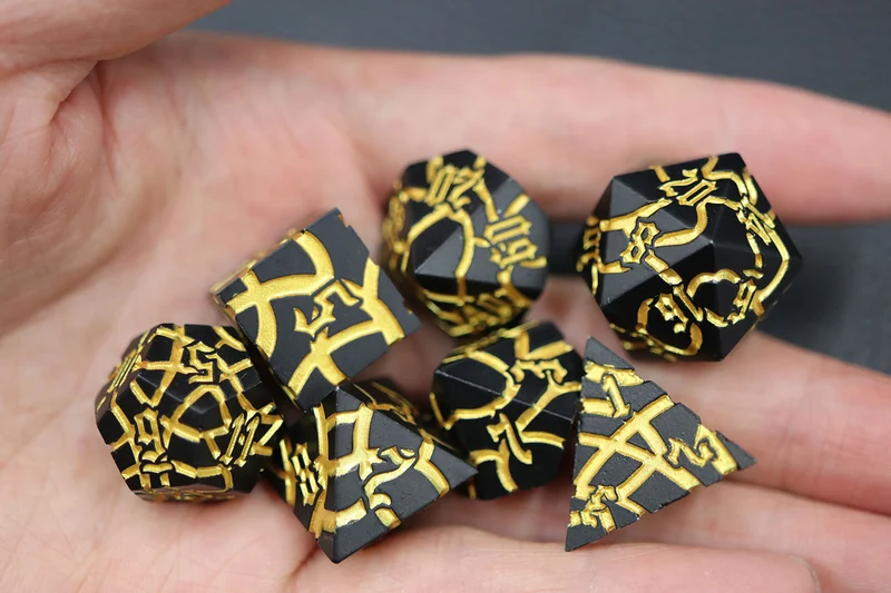 Arcane Veins Black Yellow