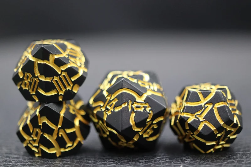 Arcane Veins Black Yellow