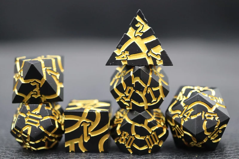 Arcane Veins Black Yellow