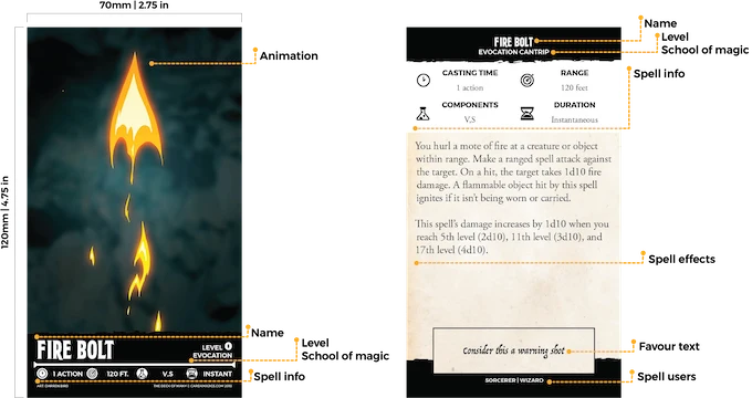 Decks of Many Animated Things (animierte Zauberkarten D&D 5E)