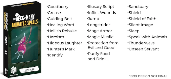 Decks of Many Animated Things (animierte Zauberkarten D&D 5E)