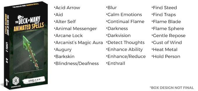 Decks of Many Animated Things (animierte Zauberkarten D&D 5E)