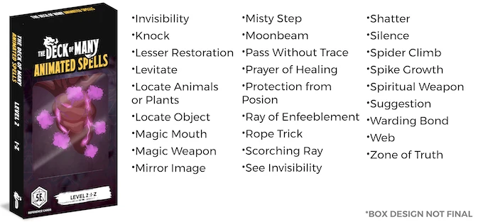 Decks of Many Animated Things (animierte Zauberkarten D&D 5E)