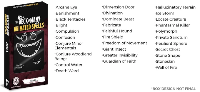 Decks of Many Animated Things (animierte Zauberkarten D&D 5E)