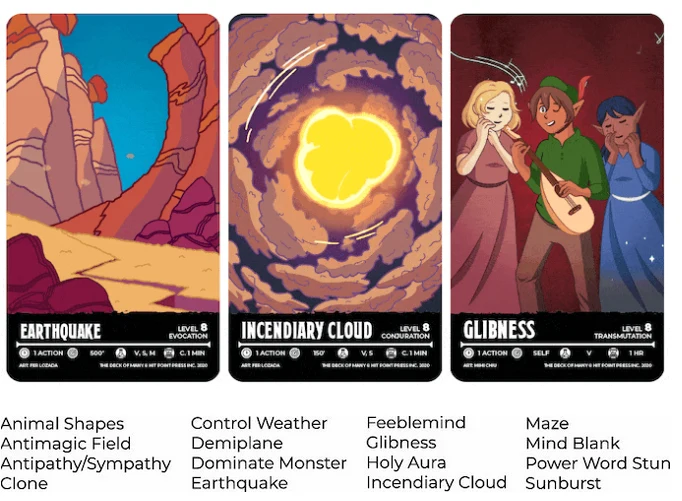 Decks of Many Animated Things (animierte Zauberkarten D&D 5E)