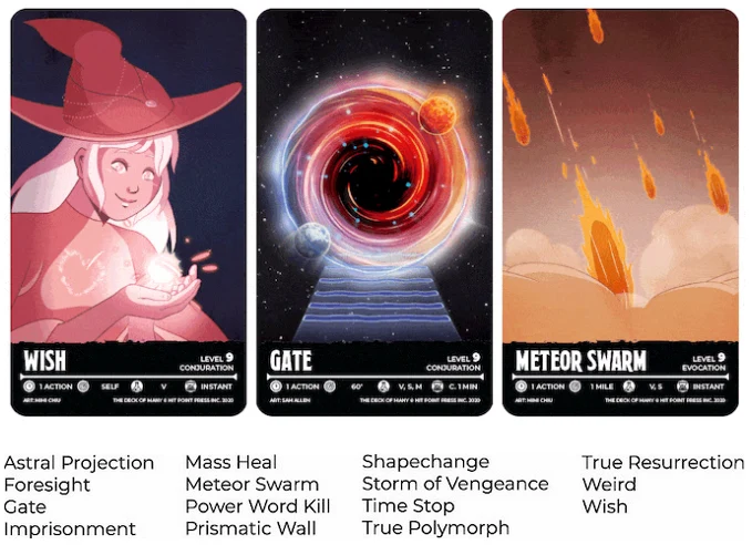 Decks of Many Animated Things (animierte Zauberkarten D&D 5E)