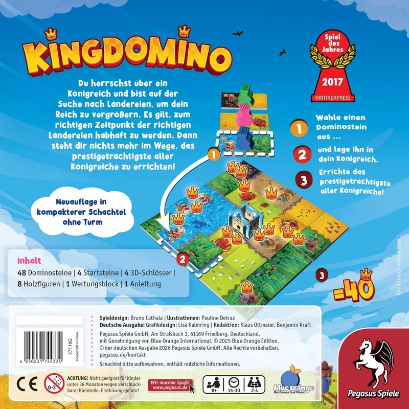 Kingdomino Edition III Neuausgabe – Spiel des Jahres 2017