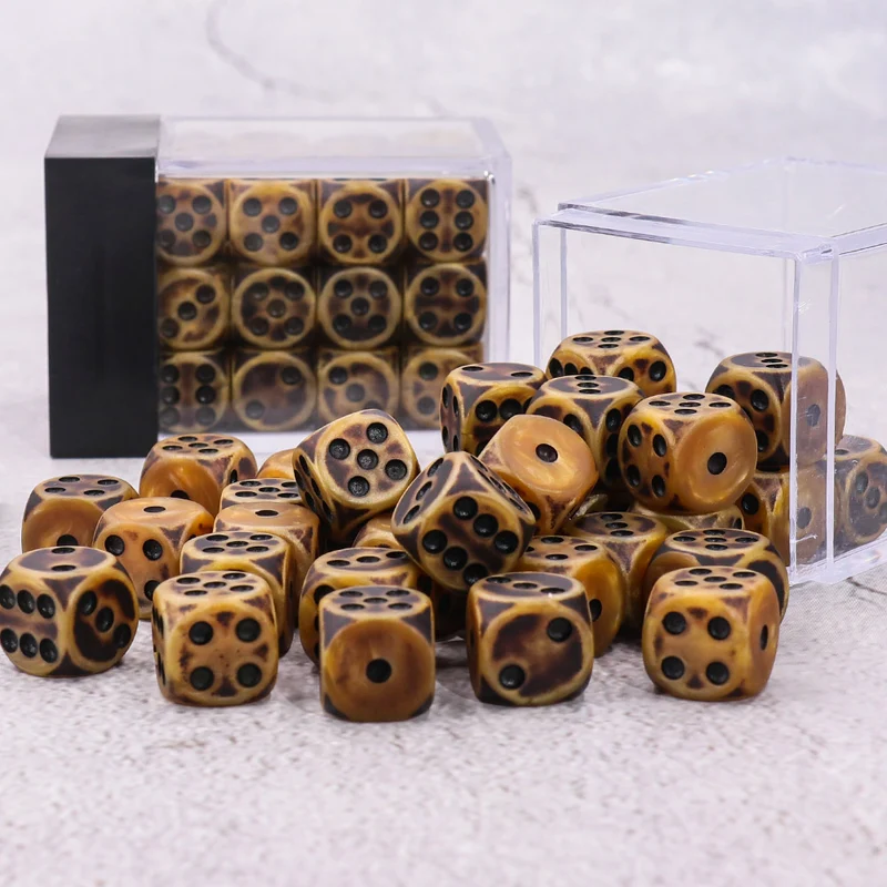 36x Antique Mini D6 (12 mm)