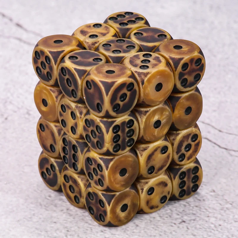 36x Antique Mini D6 (12 mm)