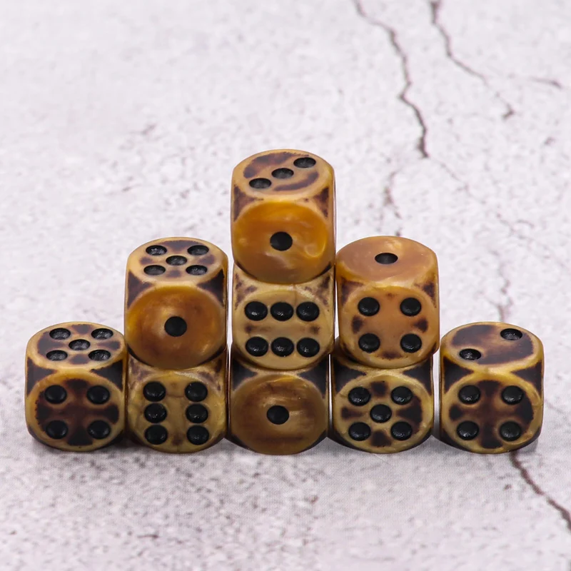 36x Antique Mini D6 (12 mm)