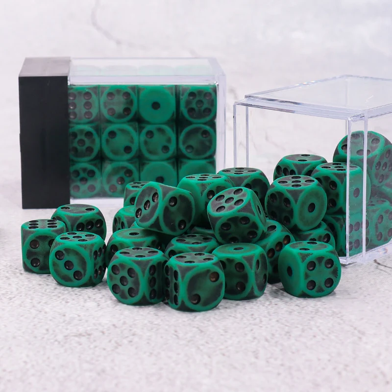 36x Antique Mini D6 (12 mm)