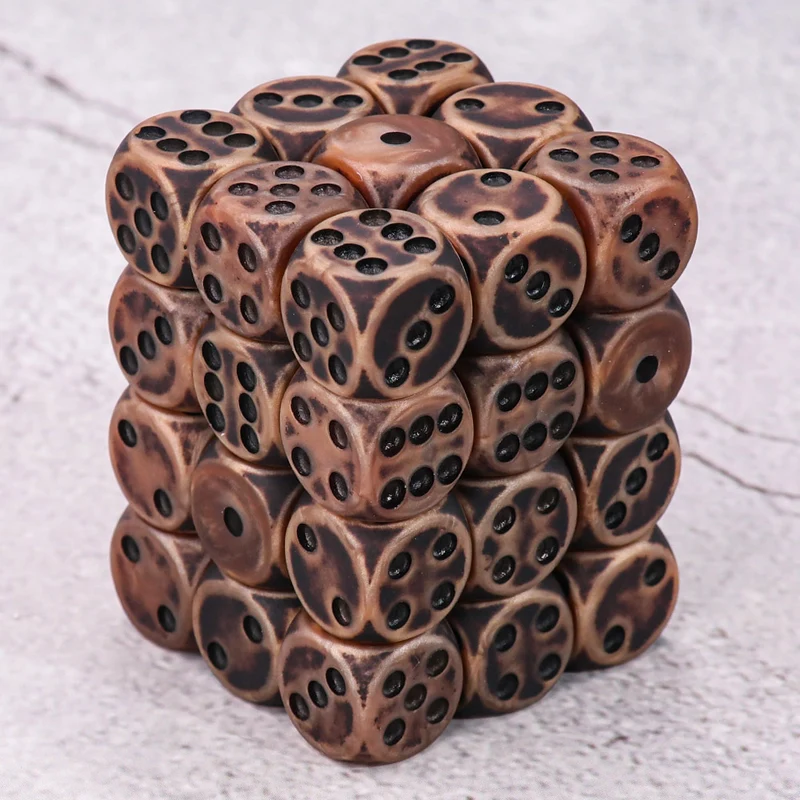 36x Antique Mini D6 (12 mm)