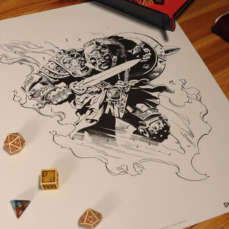 D&D limitiertes Kunstdruck Set (7-teilig)