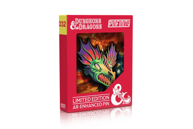 D&D Retro Dragon Pin (mit Pinfinity VR Features)