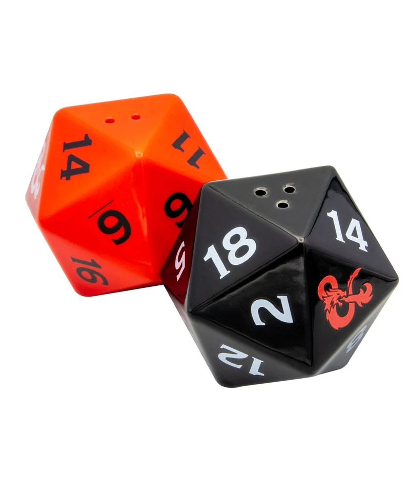 Dungeons & Dragons 3D Salz- und Pfefferstreuer Würfel