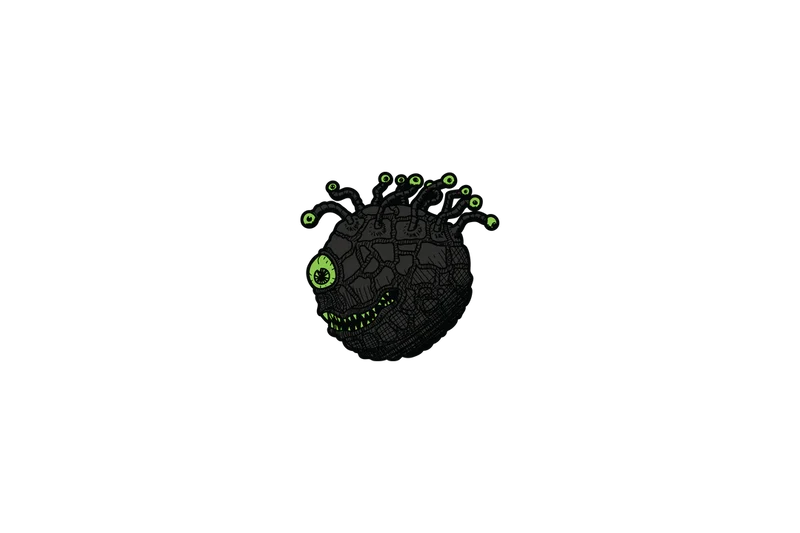 D&D Retro-Beholder-Pin (mit Pinfinity VR Features)