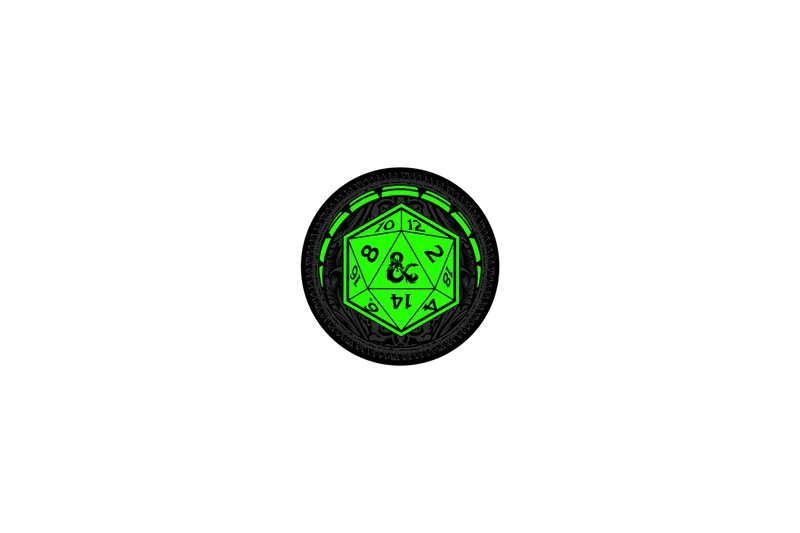 D&D D20 Glow Pin (mit Pinfinity VR Features)