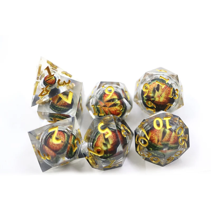 Dragon Eye Red Flüssigwürfel Set
