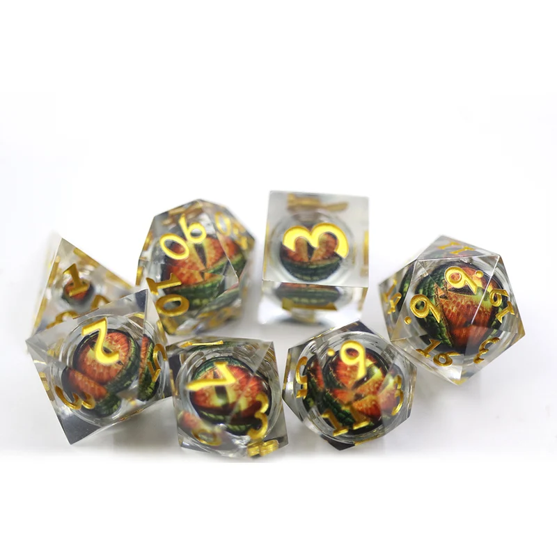 Dragon Eye Red Flüssigwürfel Set