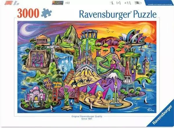 Schätze der Welt Puzzle 1000 Teile – Ravensburger