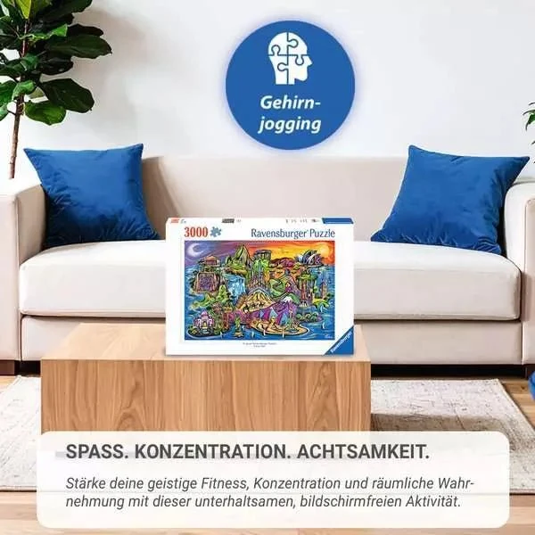 Schätze der Welt Puzzle 1000 Teile – Ravensburger