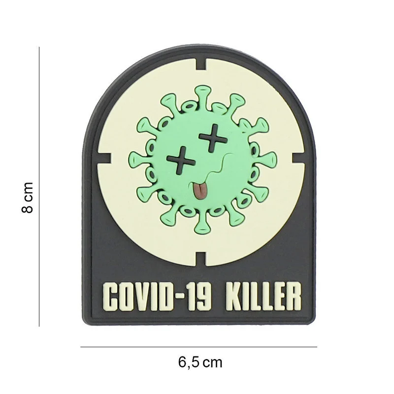 Patch 3D PVC Covid-19 killer