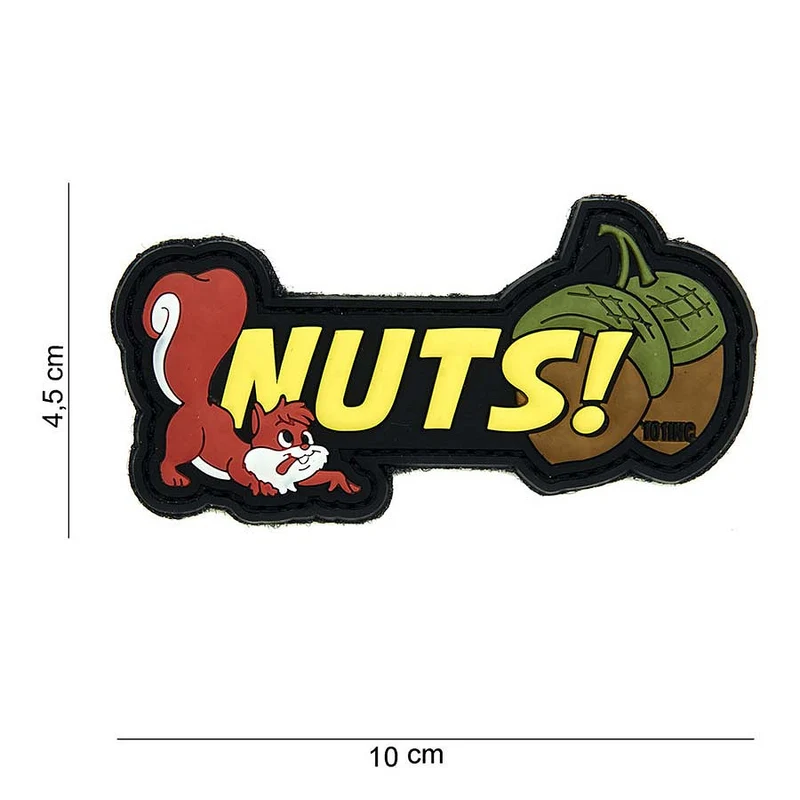 Patch 3D PVC Nuts gelb