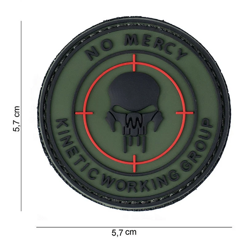 Patch 3D PVC No mercy kinetic working group