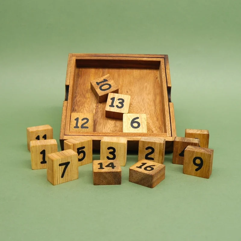 RUTSCHENDE 15 - nostalgisches Schiebepuzzle