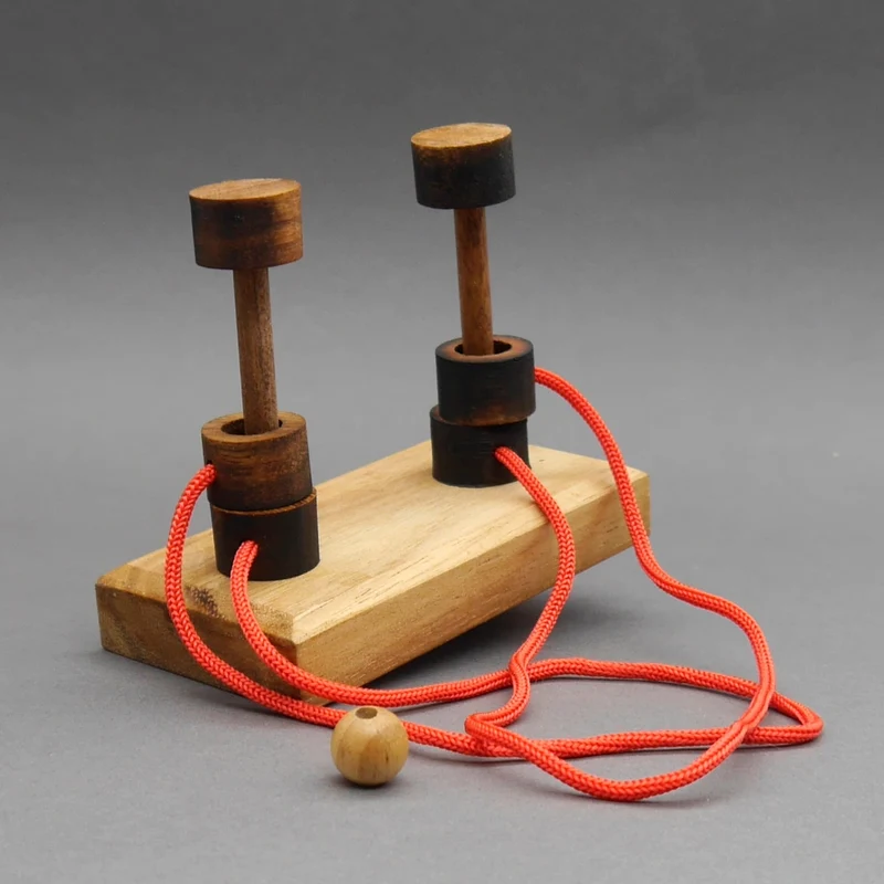 2 PILONE - interessantes Seilpuzzle