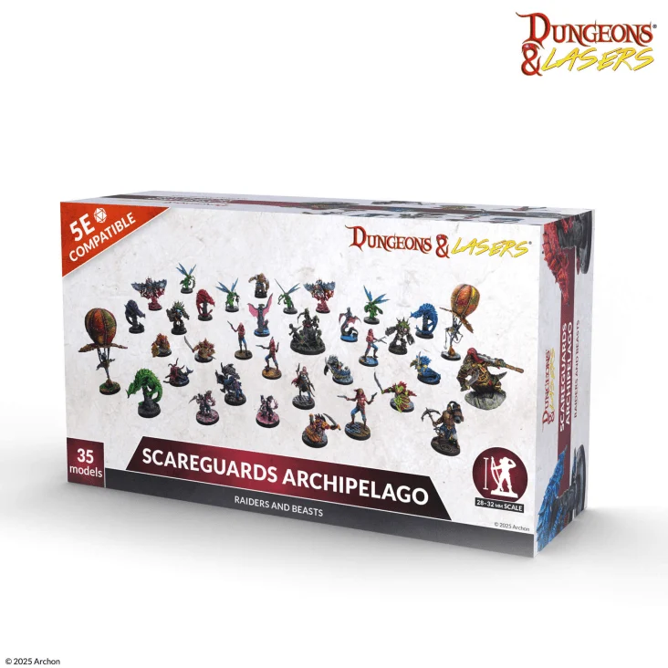 Dungeons & Lasers - Raiders and Beasts: Scareguards Archipelago (unbemalt)