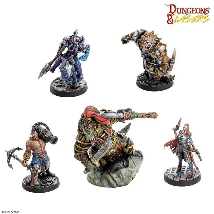 Dungeons & Lasers - Raiders and Beasts: Scareguards Archipelago (unbemalt)