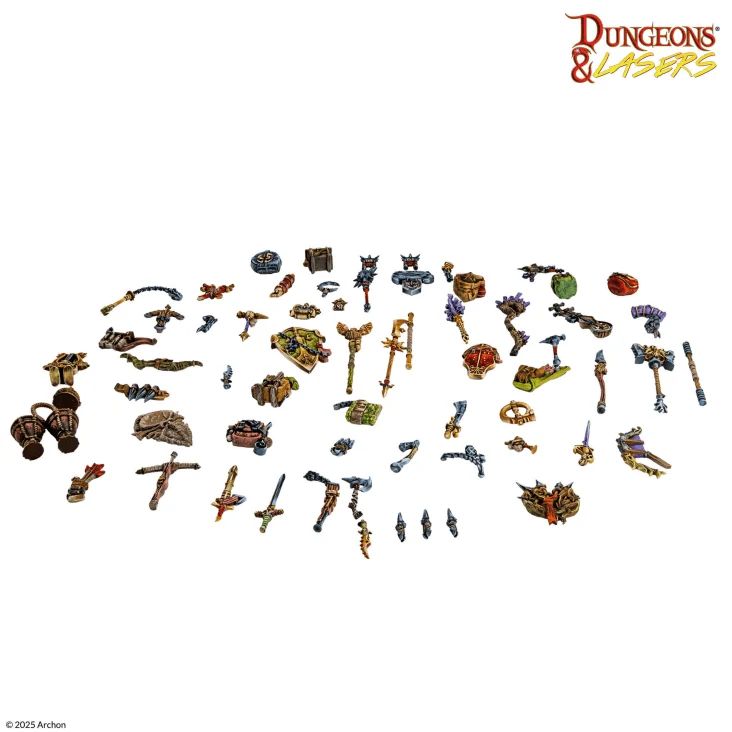 Dungeons & Lasers - Adventurer's Gear Set (unbemalt)