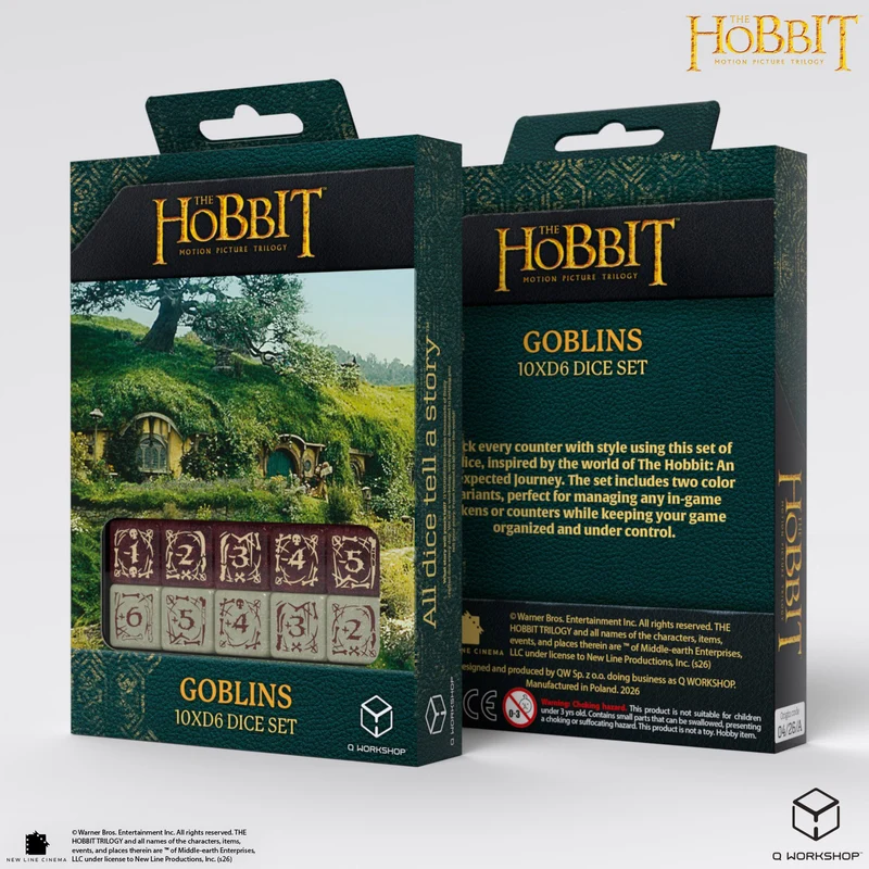 The Hobbit - 10x D6 - Goblins